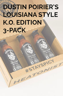 Dustin Poirier Hot Sauce - KO Edition 3 Pack X8