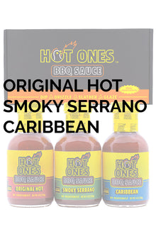 Hot Ones BBQ Trio Pack (Original / Smoked Serrano / Caribbean) I2