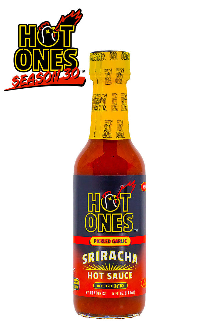 Pickled Garlic Sriracha | Hot Ones Hot Sauce F4
