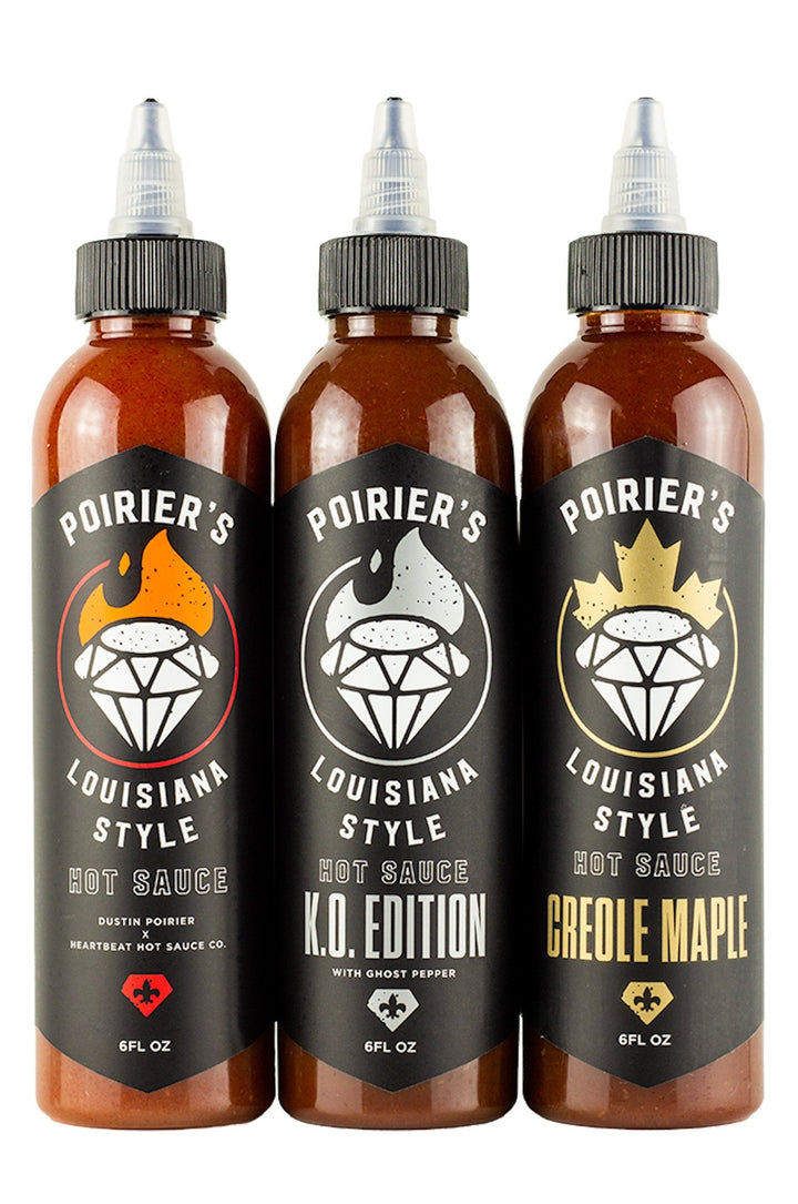Poirier's Louisiana Style Hot Sauce Trio Pack | Dustin Poirier’s Louisiana Style P0